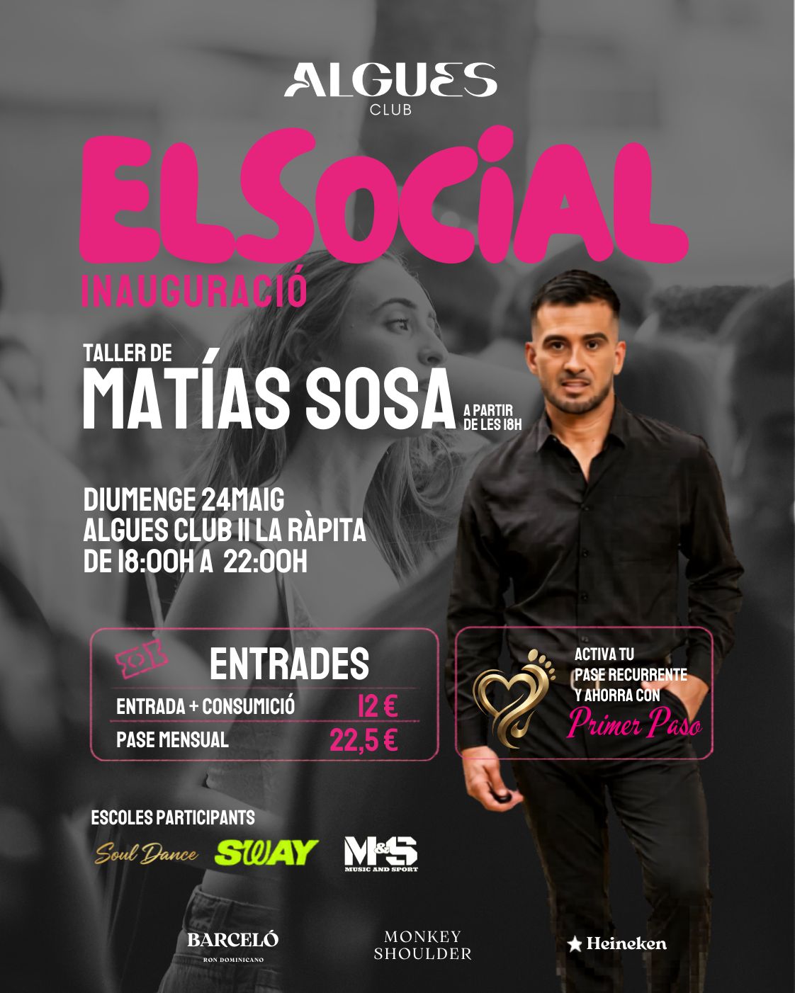 Cartel de inauguración de El Social